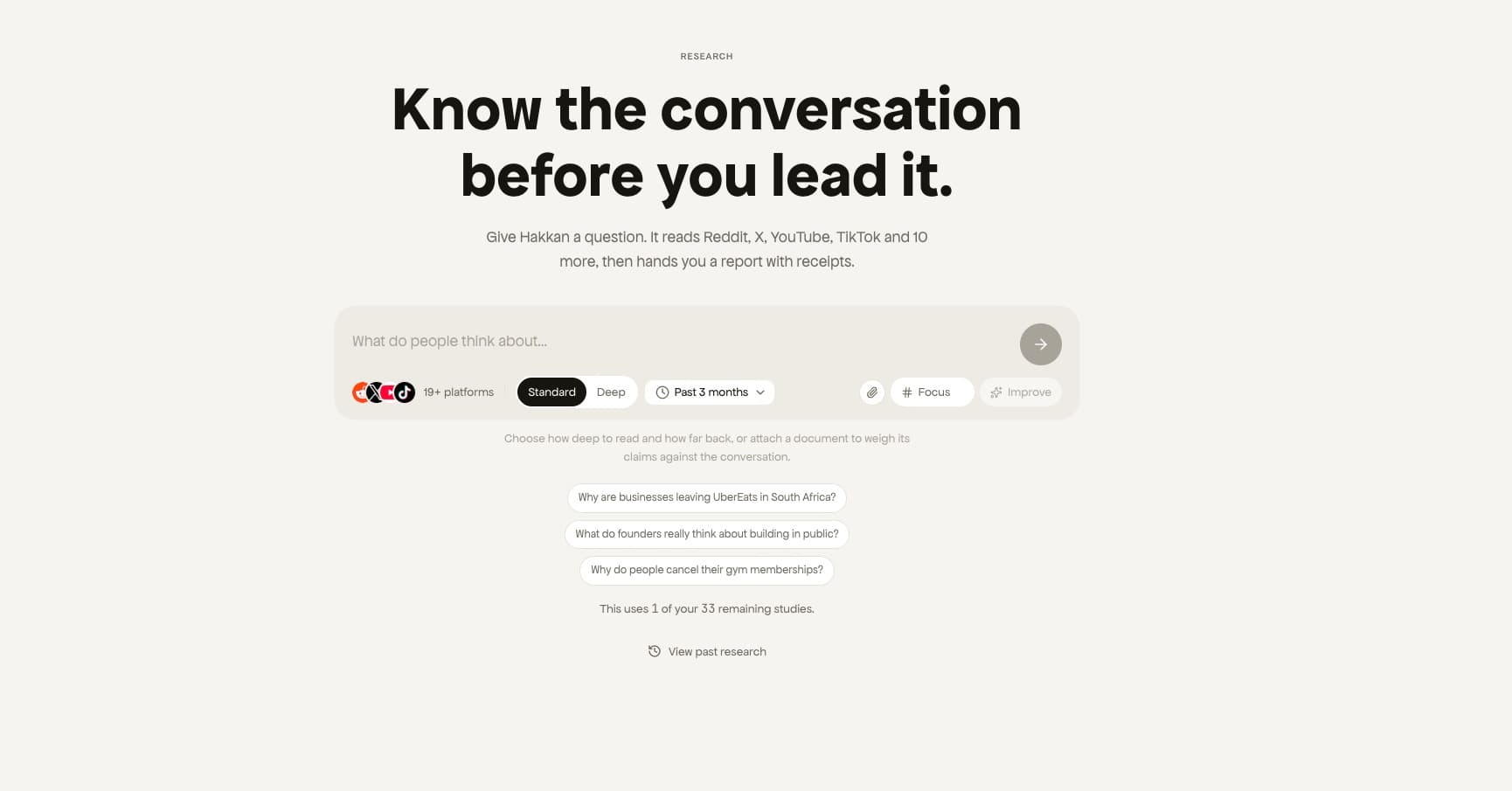Hakkan: It reads the conversation where it happens.
