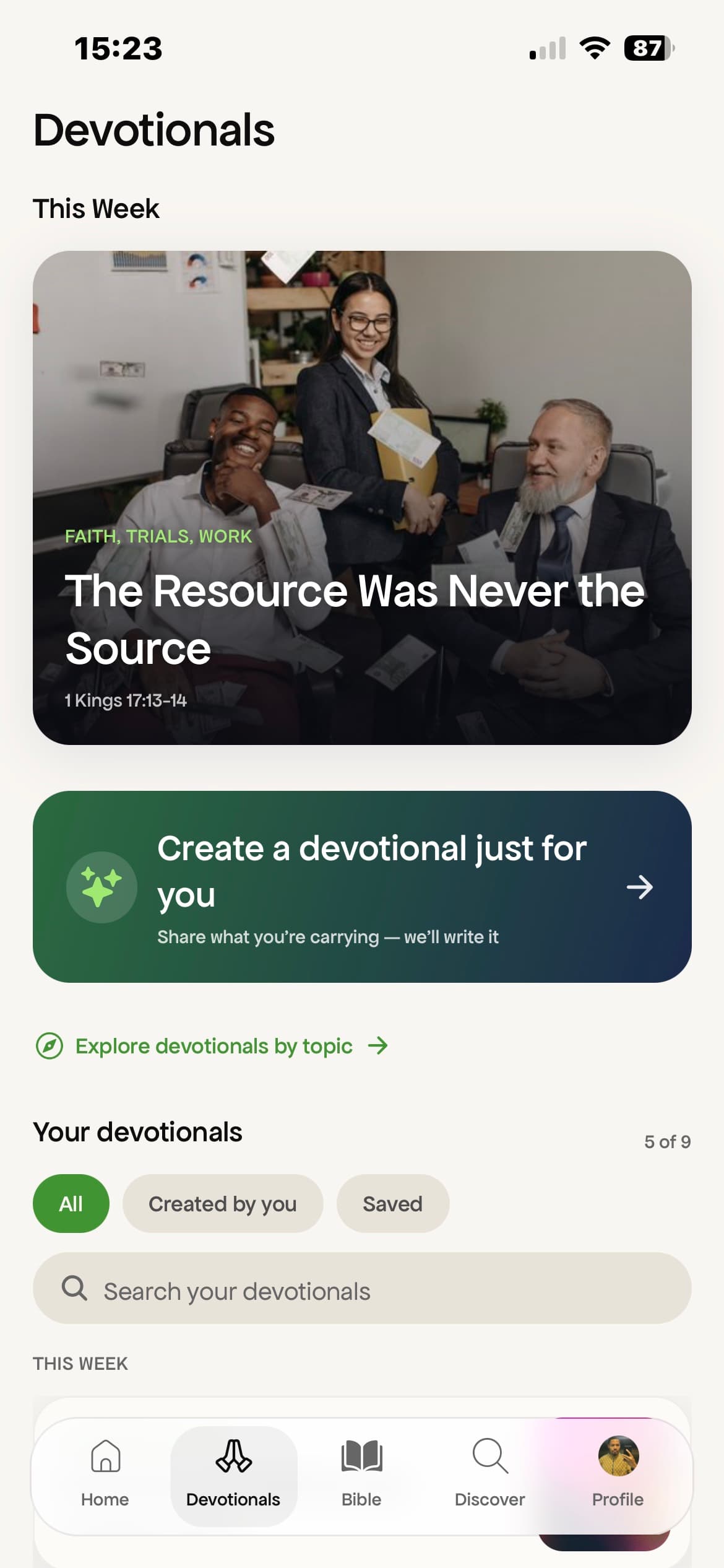 InSpiritInTruth: a second screen